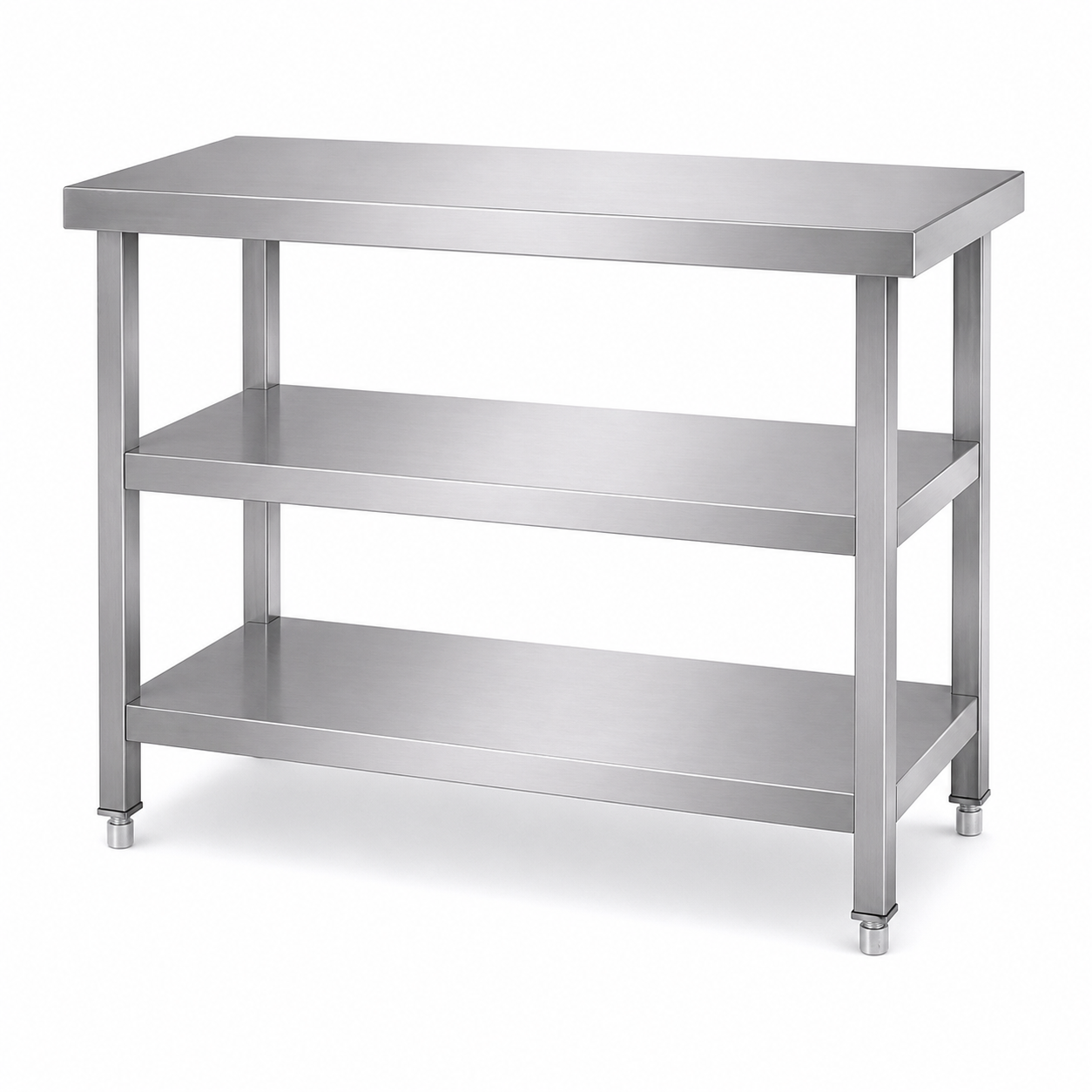 201 Stainless Steel Three-Tier Workbench