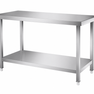 Double-Tier Stainless Steel Workbench 201