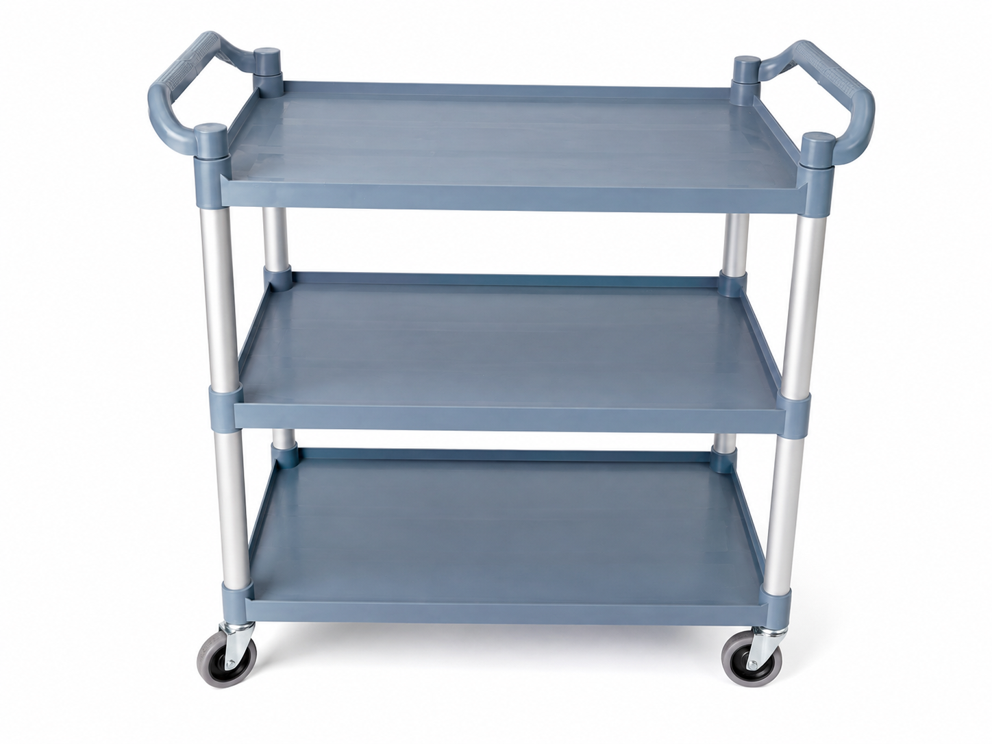 Large Three-Tier Plastic Food Cart