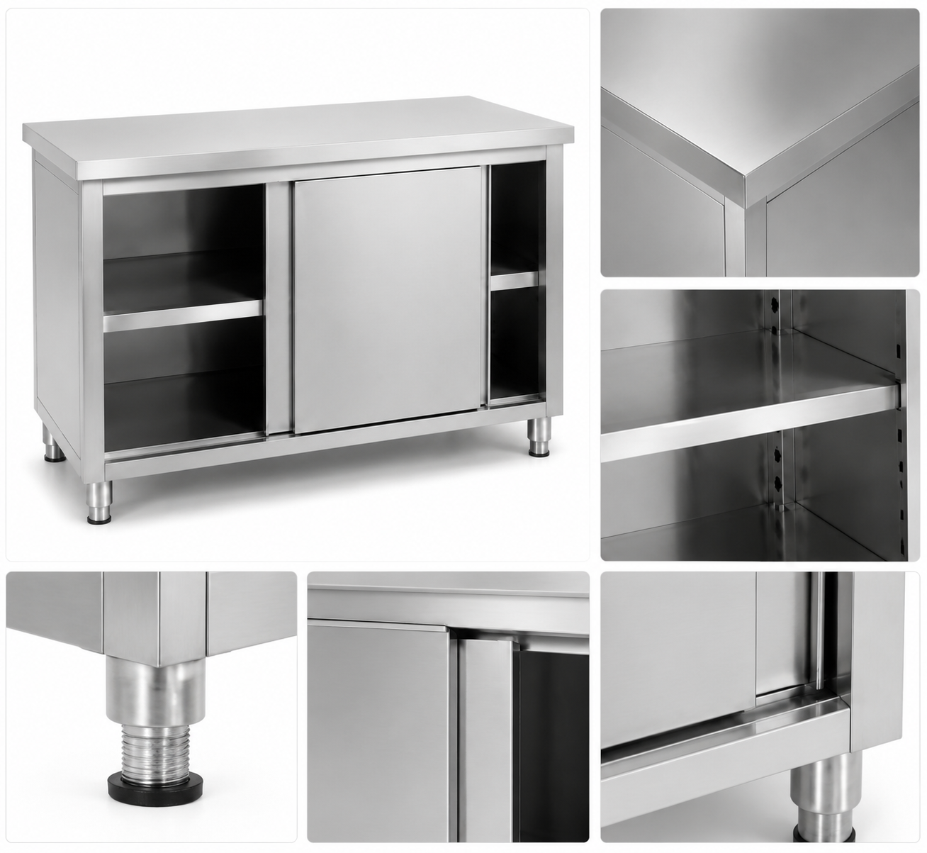 201 Stainless Steel Kitchen Cabinets - Image 3