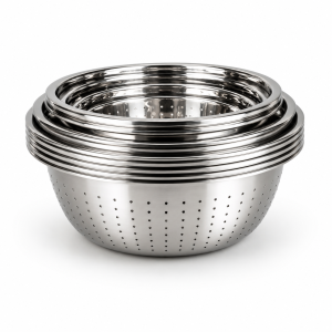 Stainless Steel Perforated Vegetable Washing Basin
