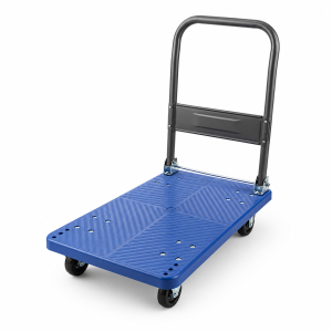 200KG Heavy-Duty Folding Platform Hand Truck with 360° Swivel Wheels