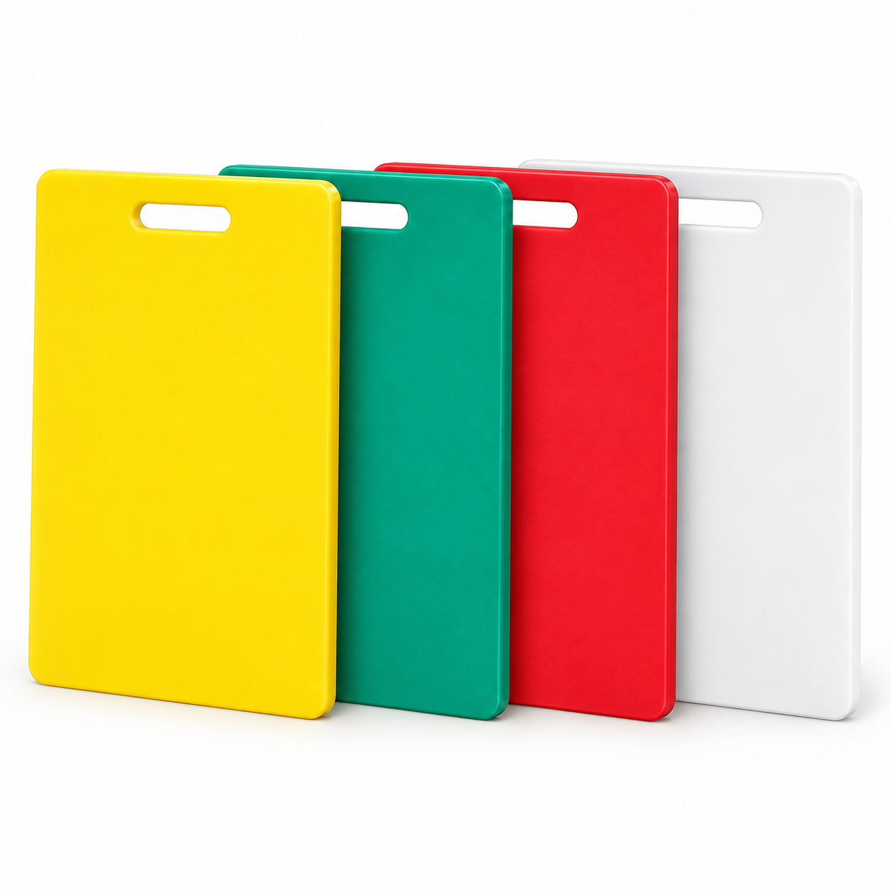 Color-Coded Plastic Cutting Board – 50 × 35 × 1 cm