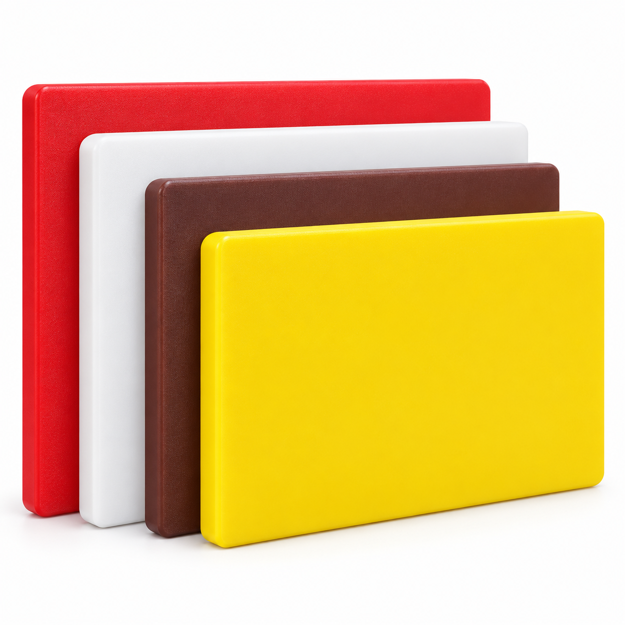 Color-Coded Plastic Cutting Board – 450 × 300 × 20 mm