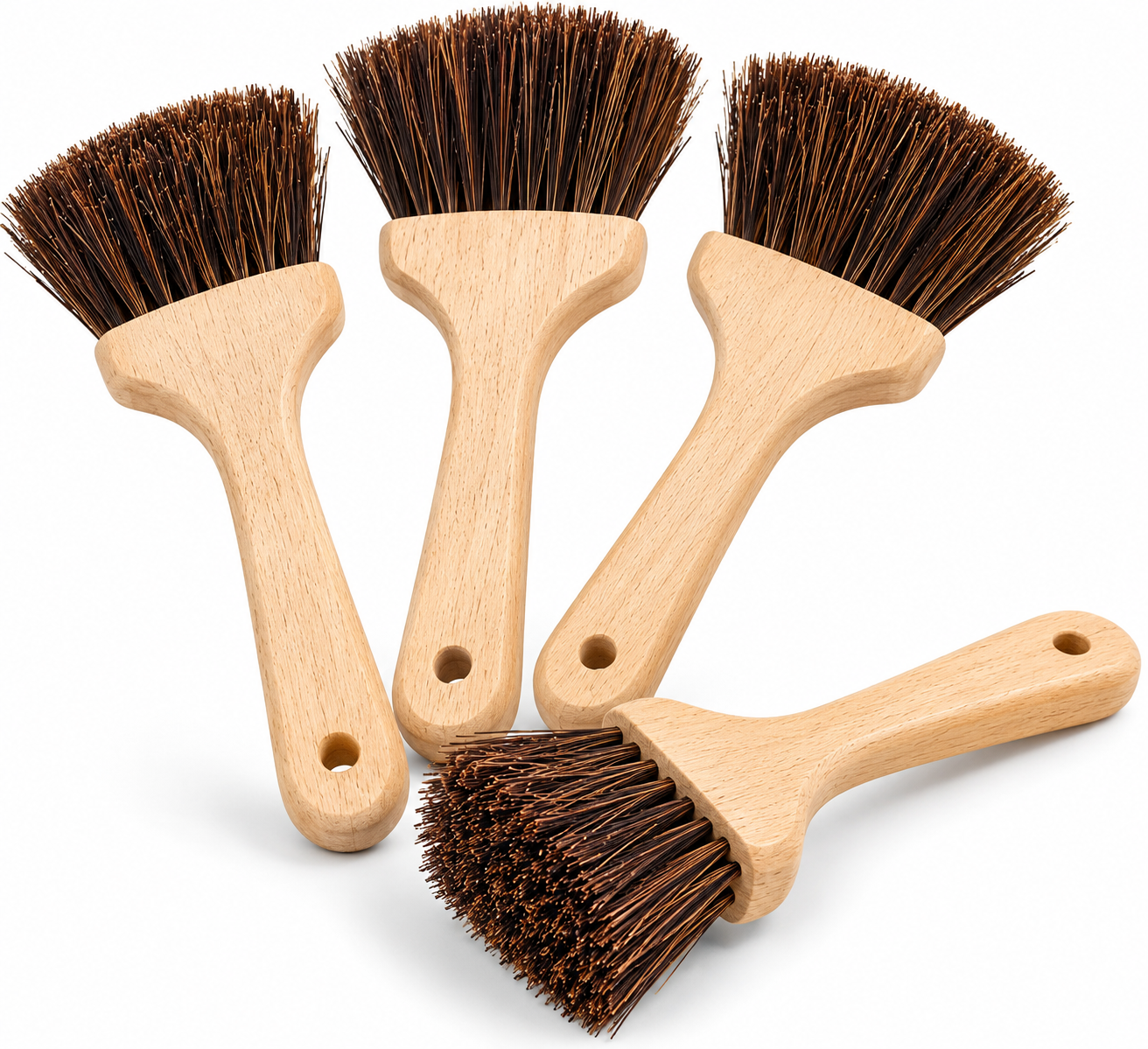 Commercial Wooden Handle Wok Cleaning Brush